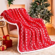 Christmas Throw Blanket, Christmas Decorations Blankets And Throws, Fuzzy Cozy S - £23.89 GBP