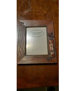 Cherry Wood looking Resin GOLF PHOTO FRAME History Craft hang / Table Di... - $13.85