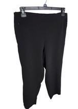 Chico’s SIZE 4(20) BlackCrepe Pull On Relaxed Aankle Pants NEW  - £27.86 GBP