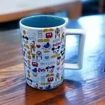 Disney Mickey Mouse Emoji Mug Coffee Cup Emoticons Icons Minnie Donald Goofy - £10.37 GBP