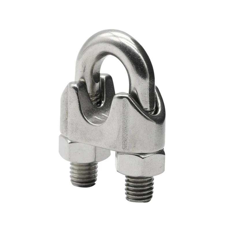 U type clamp Wire Rope Clips M2/3/4/5/6/8/10/12/14/16mm Wire Rope Clip Cable Bol - £152.12 GBP