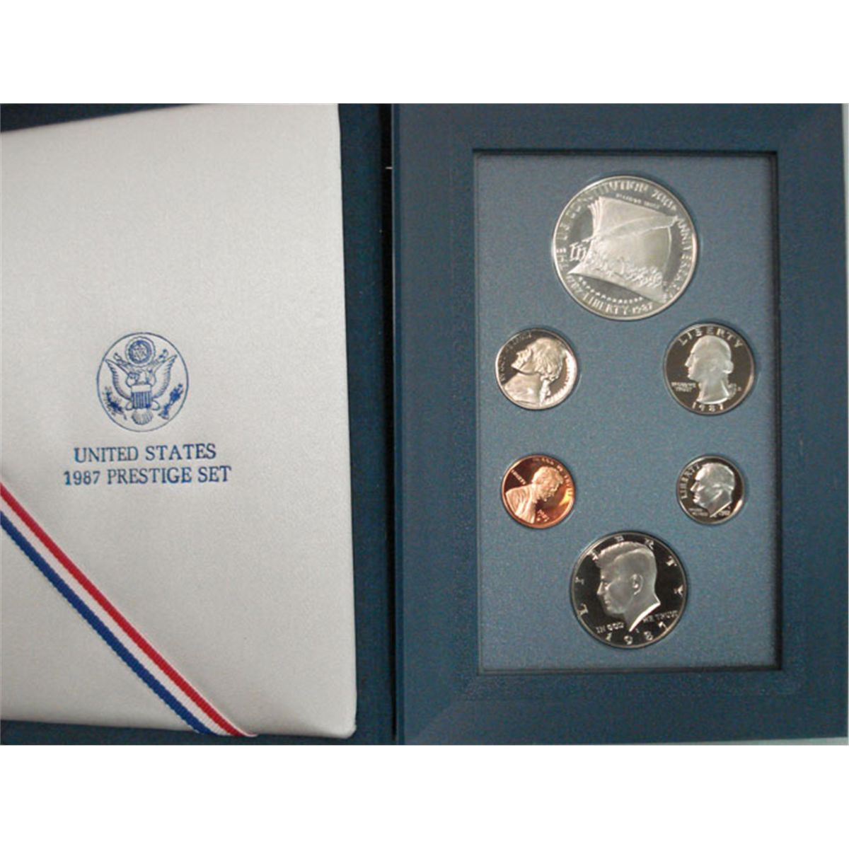 1987 US Prestige Set Includes the 200th Anniversary of the Constitution Dollar - $49.99