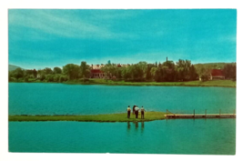 Otesaga Hotel Golf Course 18th Tee Cooperstown NY Dexter Press Postcard c1960s - £3.18 GBP