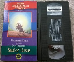 VHS Animated Stories New Testament Saul of Tarsus - £12.50 GBP