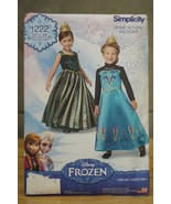 1222 A Simplicity Disney Frozen Childs Costume Sewing Pattern US Size 3-8 - £11.72 GBP