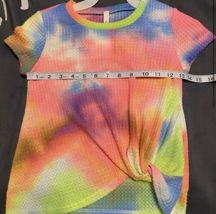 GTOG Girls Tie Dye Top Age 4-6 XS Pink, Purple, Blue, Green, & Orange NWT image 4