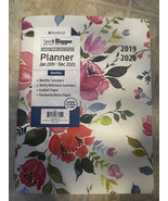 New See it Bigger Planner Jan 2019-Dec 2020 Large Print Big Style Flower... - $9.50