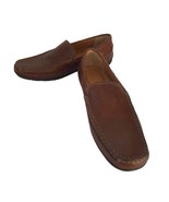 Mens Bass brown Hank Loafer Driving Shoe Sz 8.5 D Leather Upper EUC - $31.99