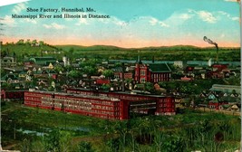 Vtg Postcard 1915 Hannibal  Missouri Mississippi River &amp; Illinois in Distance - £5.49 GBP