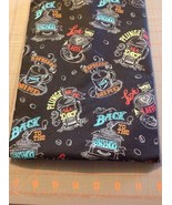 fabric - Coffee Espresso on black 1/2 yard - $3.95