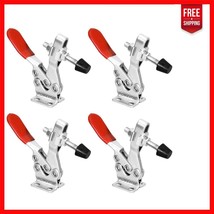 4PK Quick-Release Toggle Clamps with 500 lbs Capacity for Woodworking Pe... - $31.67