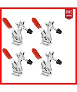4PK Quick-Release Toggle Clamps with 500 lbs Capacity for Woodworking Pe... - $31.67