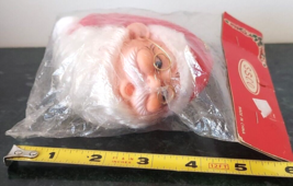 SSCO Plastic Christmas Ornament Vintage Santa Claus Head with Glasses and Hat - £7.77 GBP