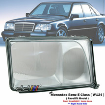 FRONT RIGHT Headlight Lamp Glass Lens For Mercedes-Benz W124 E200 E320 94&#39;-96&#39; - £96.11 GBP