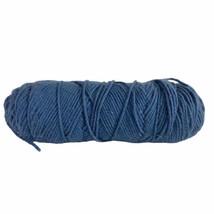 Vintage Blue Acrylic Yarn from the 90s, High-Quality Crafting Material Nostalgic - £7.78 GBP