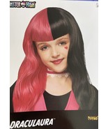 Monster High Draculaura Wig Pink/Black Wavy Wig Ages 8+ NWT - $15.19