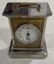 SALE - German (Friedrich Mauthe Schwennigen) Carriage clock, musical -wo... - $238.00
