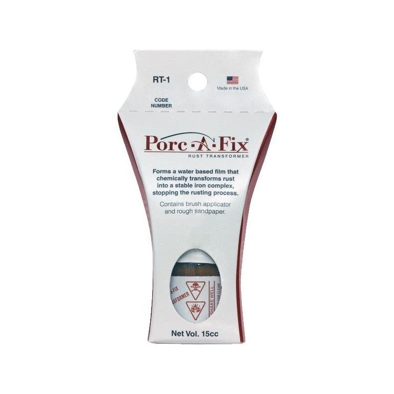 Porc-A-Fix Water Based Rust Transformer / Rust Treatment, RT-1 - $17.49