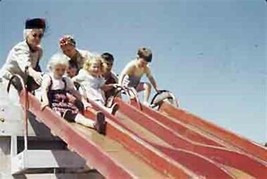 Mothers Putting Their Kids on Multi User Slide 35mm Color Slide  - $17.82