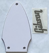 Guitar Parts Guitar Pickguard For Gibson Flying V Truss Rod Cover+Silver Decal - £13.45 GBP