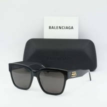 BALENCIAGA BB0056S 001 Black/Grey 55-18-140 Sunglasses New Authentic - £160.84 GBP