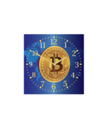 Wall Clock Canvas - Cryptocurrency - $41.86 CAD+