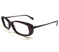 Oliver Peoples Eyeglasses Frames Idelle ROC Burgundy Red Rectangular 50-16-131 - £21.94 GBP