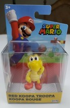 Super Mario Red Koopa Troopa Figure 2.5&quot; Nintendo Jakks NEW - £11.39 GBP