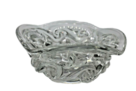 BACCARAT France Crystal Ashtray Scroll Pattern Dish Vase Glass - $148.49