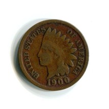 1900 Indian Head Penny United States Small Cent Antique Circulated Coin 03712 - £4.17 GBP