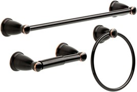 Franklin Brass Kinla (3-Pack) Bathroom Set Oil Rubbed Bronze 24&quot; Towel Bar, Orb - $41.33