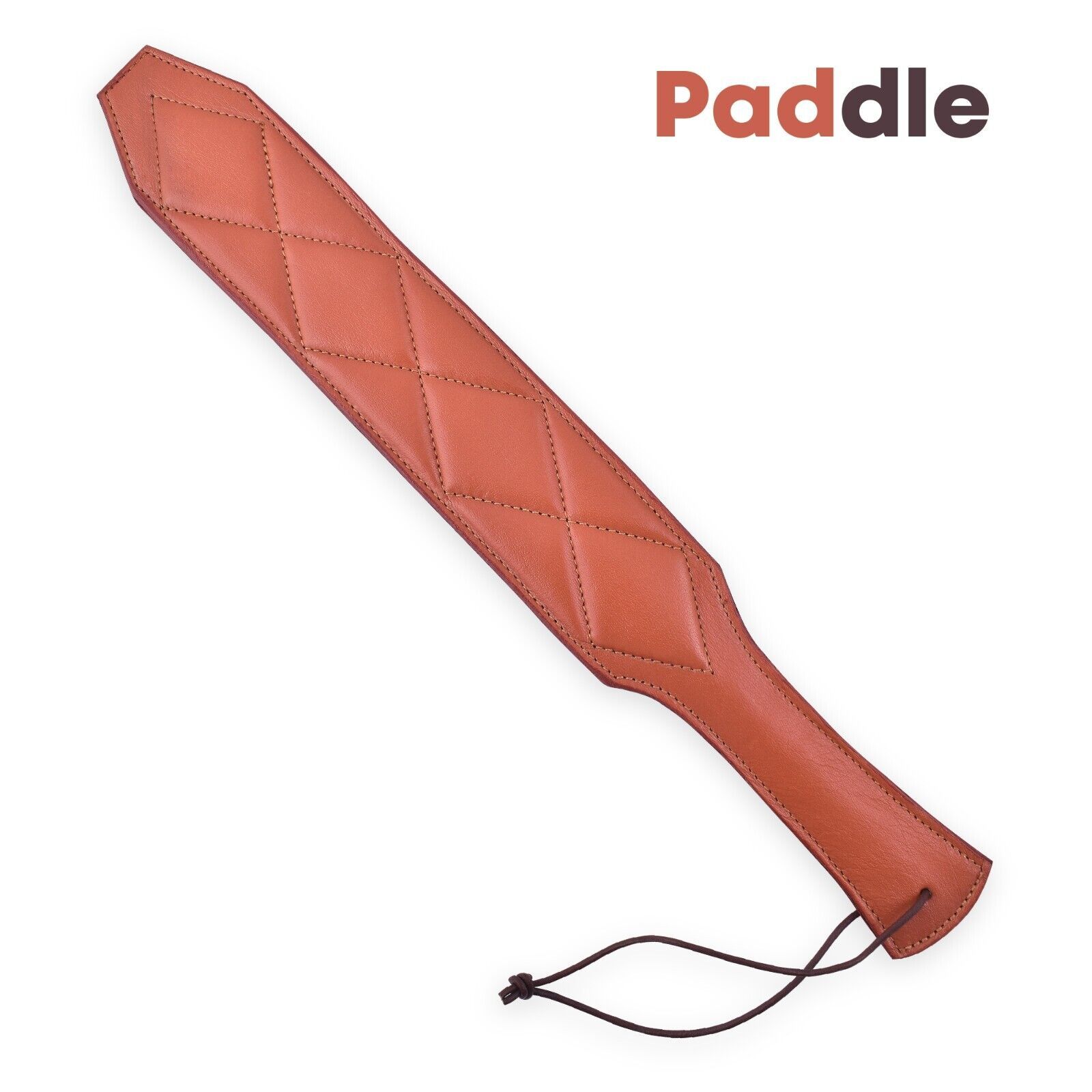 Genuine Cowhide Leather Paddle Handmade Slapper Bdsm Thick Spanking Padd... - $17.53