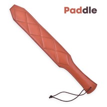 Genuine Cowhide Leather Paddle Handmade Slapper Bdsm Thick Spanking Paddles Crop - £13.78 GBP