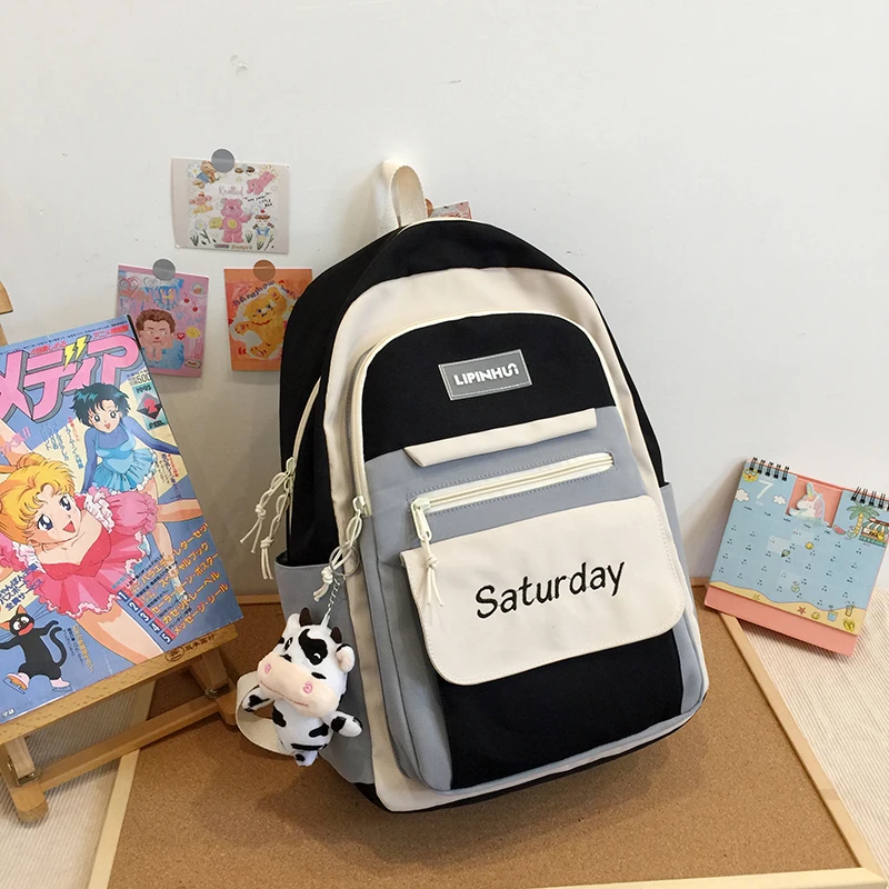 New Fashion Women Backpack Casual Girl College School Bag  Waterproof Book Packb - $119.66