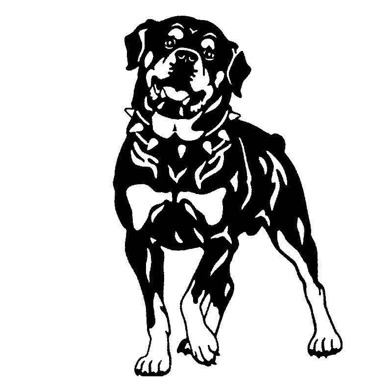Rottweiler Dog Car Stickers, 17*26.2CM, Vinyl Decal, Car Styling, Truck Decorati