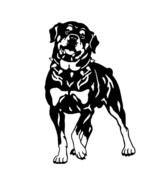 Rottweiler Dog Car Stickers, 17*26.2CM, Vinyl Decal, Car Styling, Truck ... - $2.96