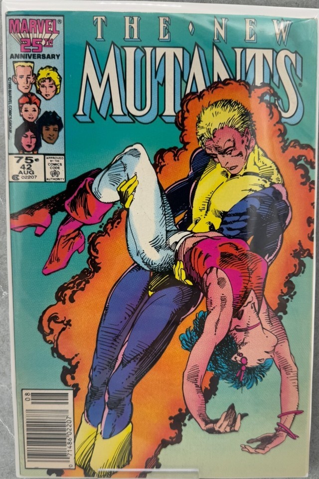 New Mutants #42 Aug 1986 Marvel Comics 25th Anniversary Bronze Age Key I... - $4.99