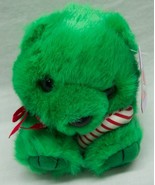 Puffkins JINGLES THE CHRISTMAS GREEN TEDDY BEAR 4&quot; Plush STUFFED ANIMAL ... - $282.14 MXN