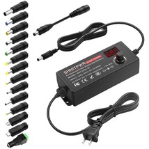 36W Universal Ac To Dc Adapter 3V ~ 24V Adjustable Power Supply Ac/Dc Converter  - £22.37 GBP