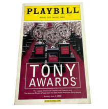 2002 Broadway Tony Awards Playbill 56th Annual Tonys! Mamma Mia Urinetown Millie - £13.50 GBP