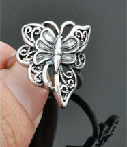 Trendy Retro Silver Color Butterfly Fashion Ring - $3.95