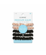 Gimme Beauty Satin Hair Bands, Ultra-Gentle, Anti-Frizz, Ponytail Holder, 5 - $186.20 MXN