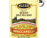 3x Packs Alessi Autentico Spaccarelli Premium Sicilian Split Pea Soup | 6oz - £17.50 GBP