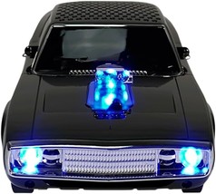 Qfx Bluetooth 1968 Retro Muscle Car Replica Speaker, Dual 2-Inch Speakers,, Blk - £25.49 GBP