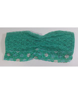 Aerie Womens Bralette Medium Green Floral Lace Bandeau Sweetheart Neck S... - £4.71 GBP