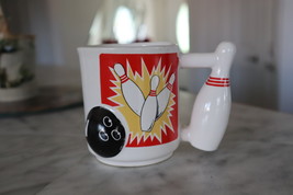Vintage Emson Ceramic Bowling Mug - $6.53