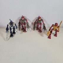 Lot of Lego Bionicle Figures Qty of 4 As Shown 2 Are the Same - £12.45 GBP