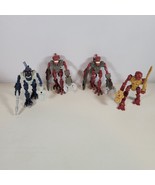 Lot of Lego Bionicle Figures Qty of 4 As Shown 2 Are the Same - £12.48 GBP