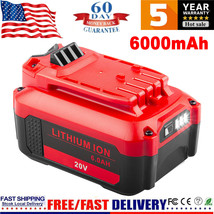 For Craftsman 6.0Ah 20 Volt 20V Max V20 Li-Ion Battery Cmcb206 Cmcb204 C... - $45.59