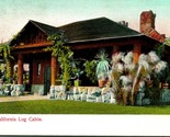 Log Cabin Home West Adams Street Los Angeles California CA UNP UDB Postcard - $3.91